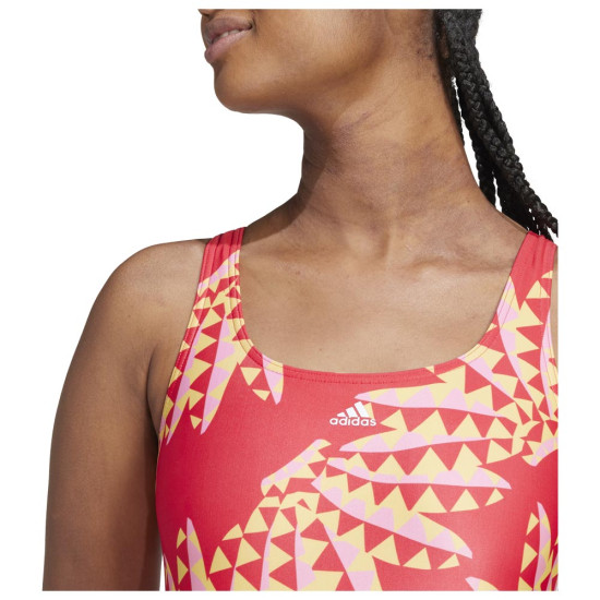 Adidas Γυναικείο ολόσωμο μαγιό x FARM Rio 3-Stripes CLX Swimsuit
